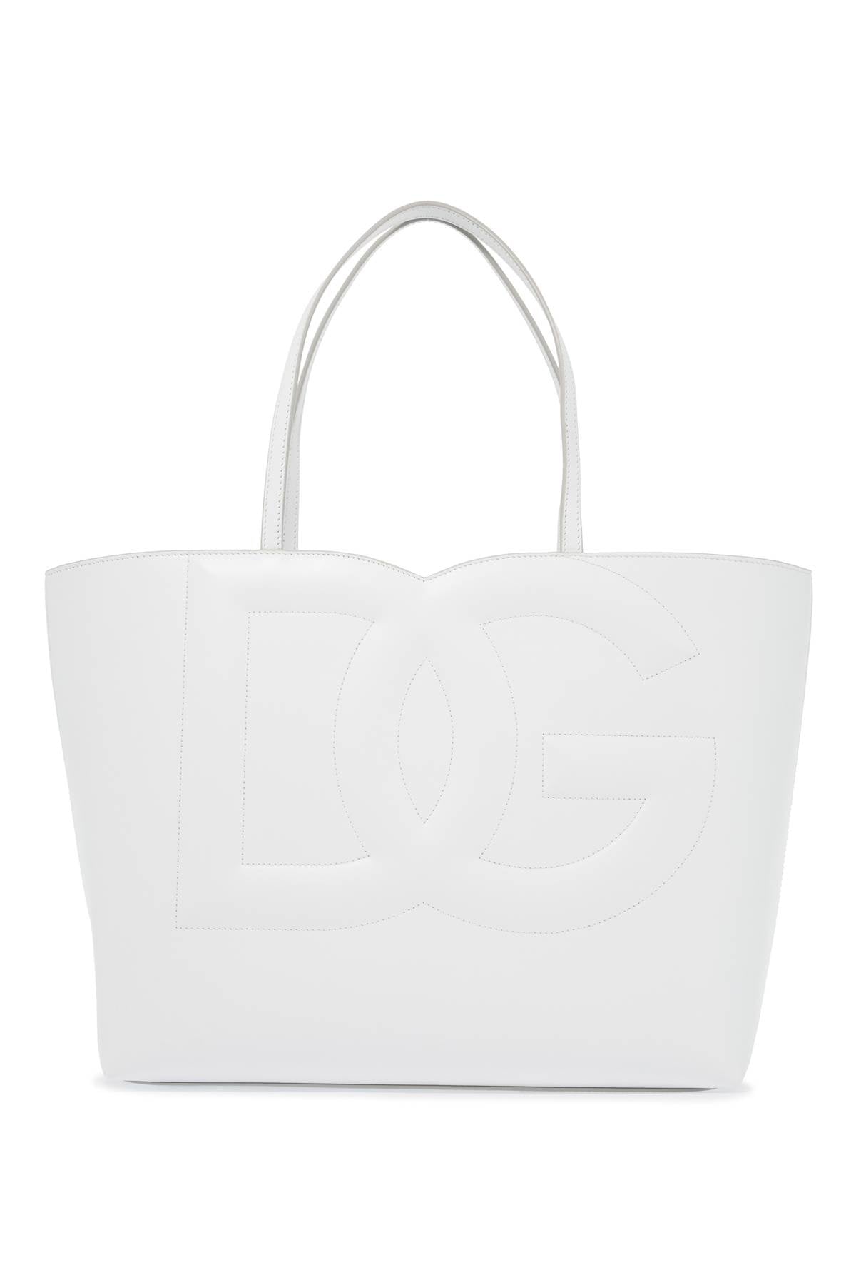 Dolce & Gabbana Dg Logo Tote Bag   White