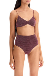 Oséree High Waisted Lumière Bikini Set   Purple