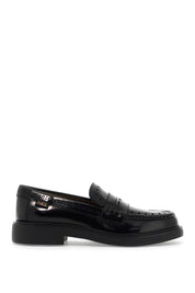 Tod's Leather Brogue Loafers   Black