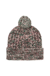 Golden Goose Multicolor Wool Beanie Hat With Pom Pom.