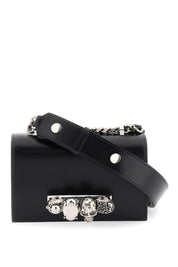 Alexander Mcqueen Mini 'Jewelled Satchel' Bag   Black