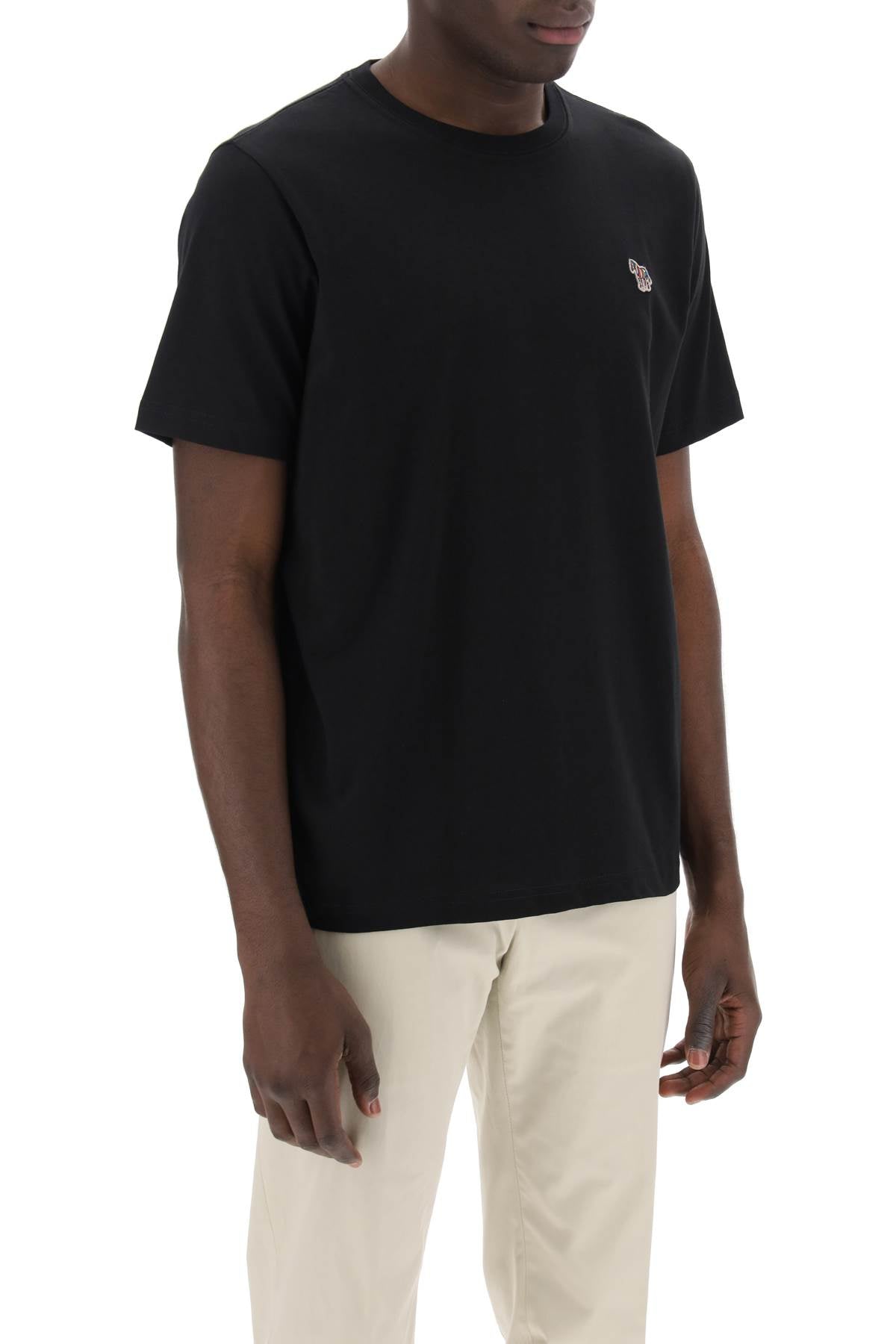 Ps Paul Smith Organic Cotton T Shirt   Black