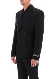 Versace Tailoring Jacket In Wool   Black