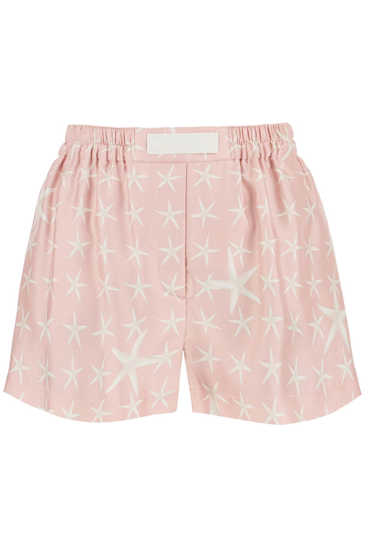 Versace "silk Starfish Shorts Set   Pink