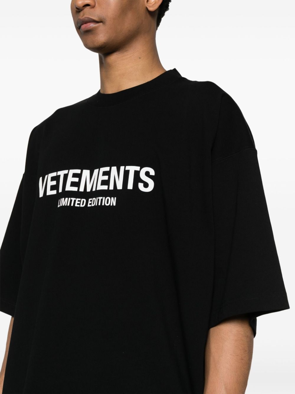 Vetements T Shirts And Polos Black