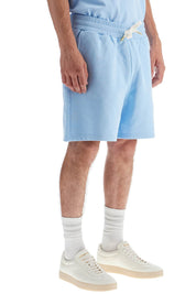 Casablanca Organic Cotton Shorts With Embroidery   Light Blue