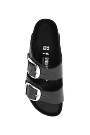 Birkenstock Big Buckle Arizona Slides   Black