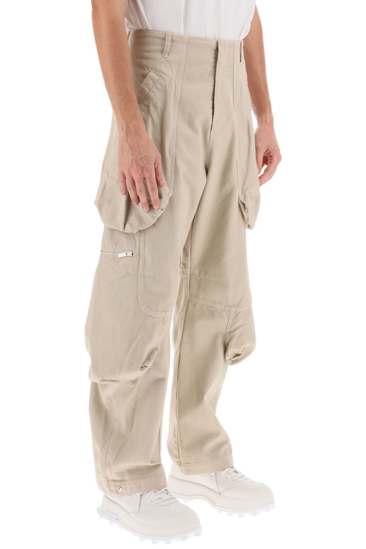 Jacquemus Le Cargo Croissant Pants   Beige