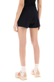 Moncler Sporty Shorts With Nylon Inserts   Blue