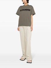 Jil Sander T Shirts And Polos   Kaki