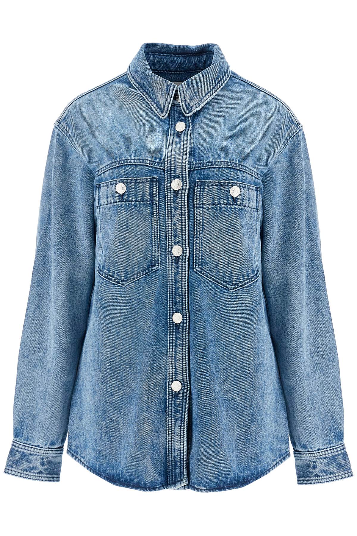 Isabel Marant Denim Talbot Button Up   Blue