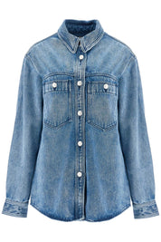 Isabel Marant Denim Talbot Button Up   Blue