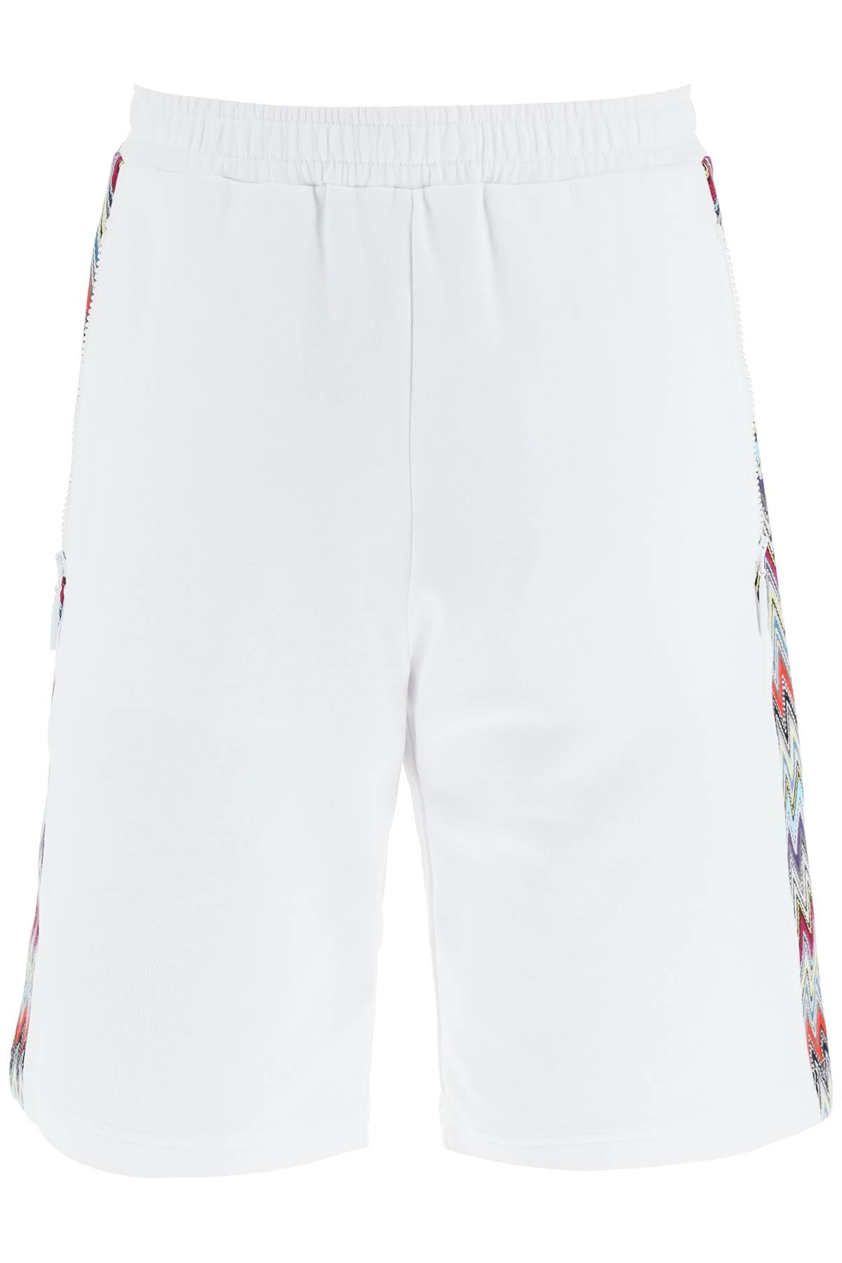 Missoni Side Band Sweatshorts   White