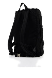 Off White Nylon Backpack For Everyday   Black