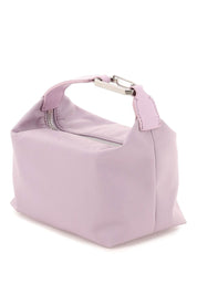 Eera Laminated Leather Mini Moonbag   Purple