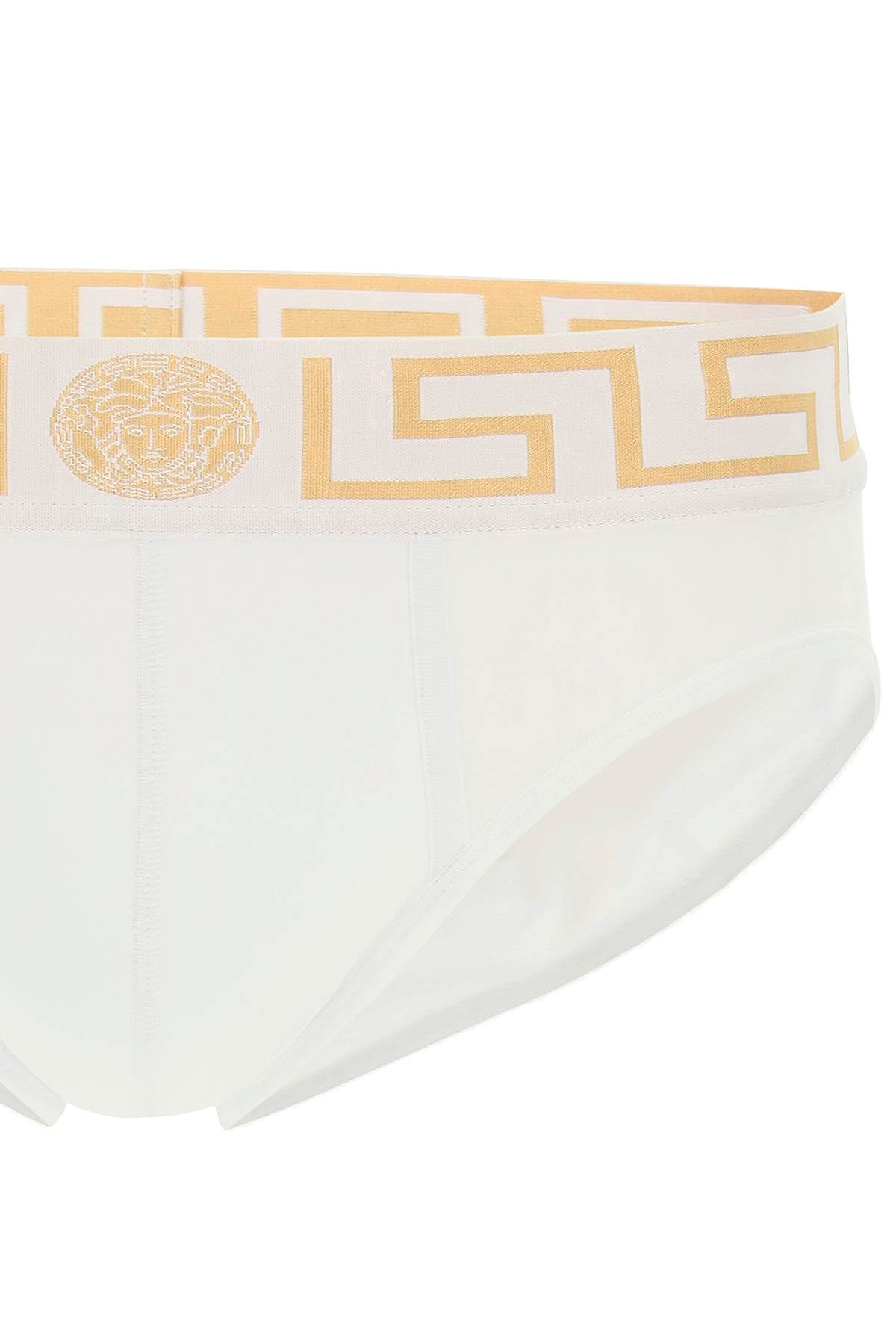 Versace Underwear Briefs Tri Pack   White