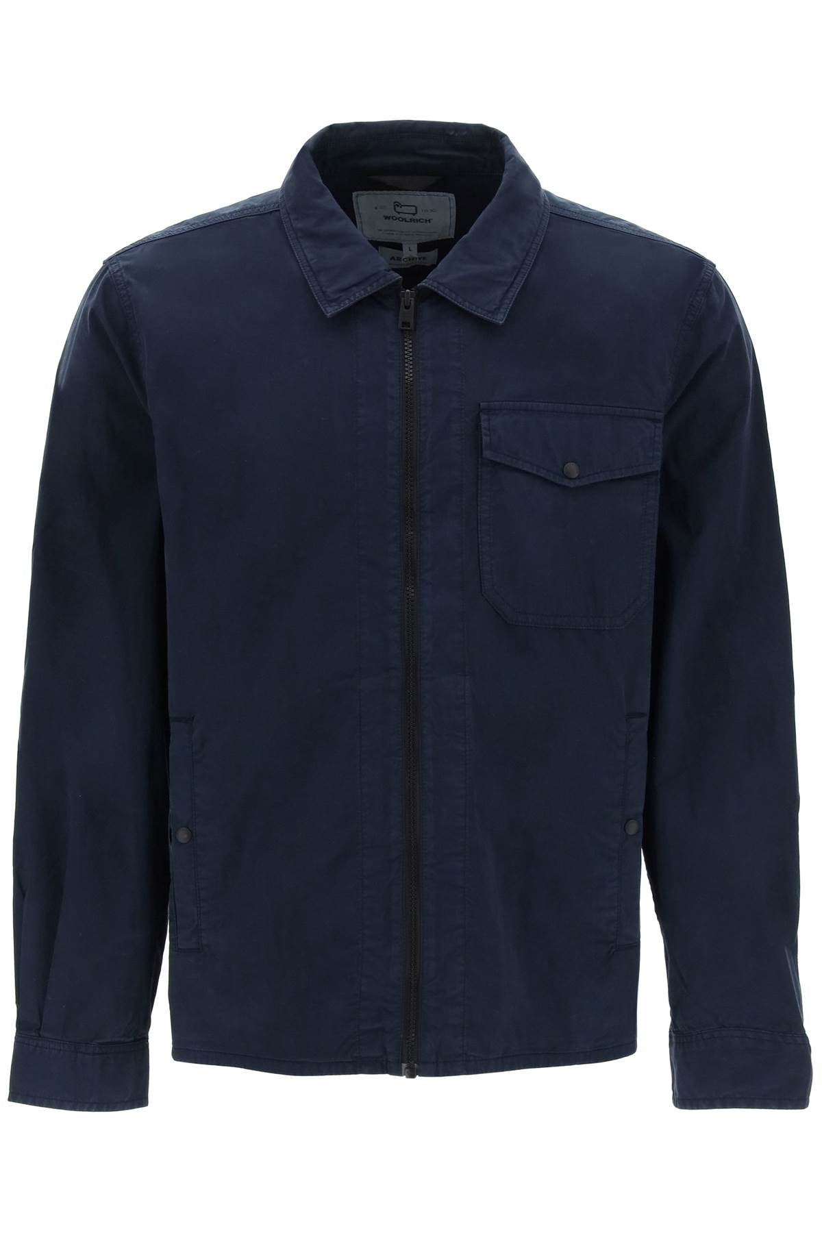 Woolrich Cotton Overshirt For   Blue