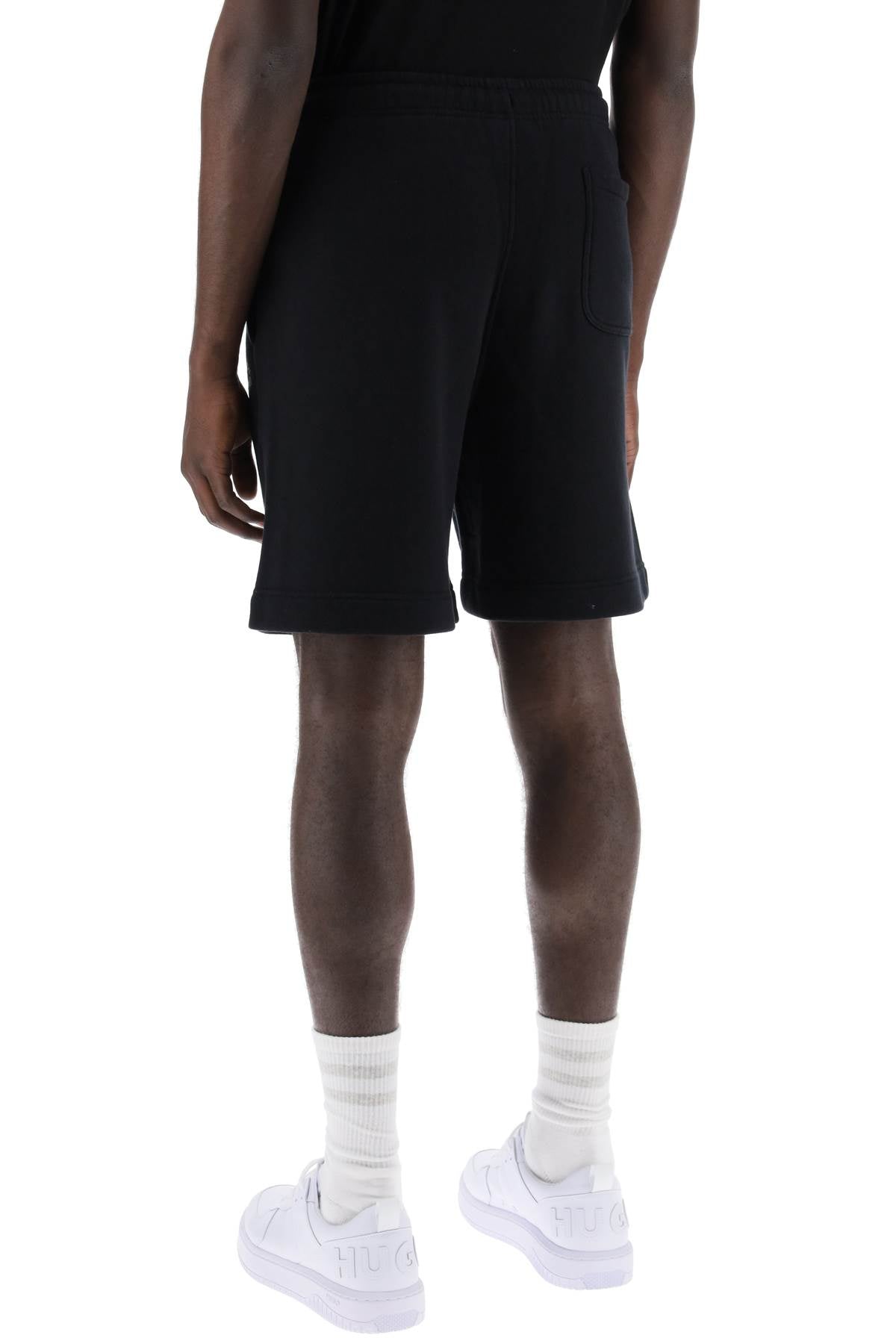 Maison Kitsune Sporty Bermuda Shorts   Black