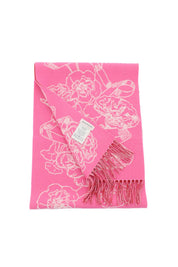 Alexander Mcqueen Wool Reversibile Scarf   Pink