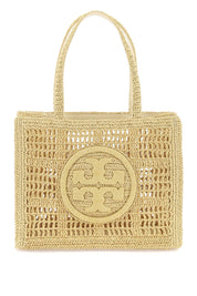 Tory Burch Ella Crochet Raffia Tote Bag In   Neutral