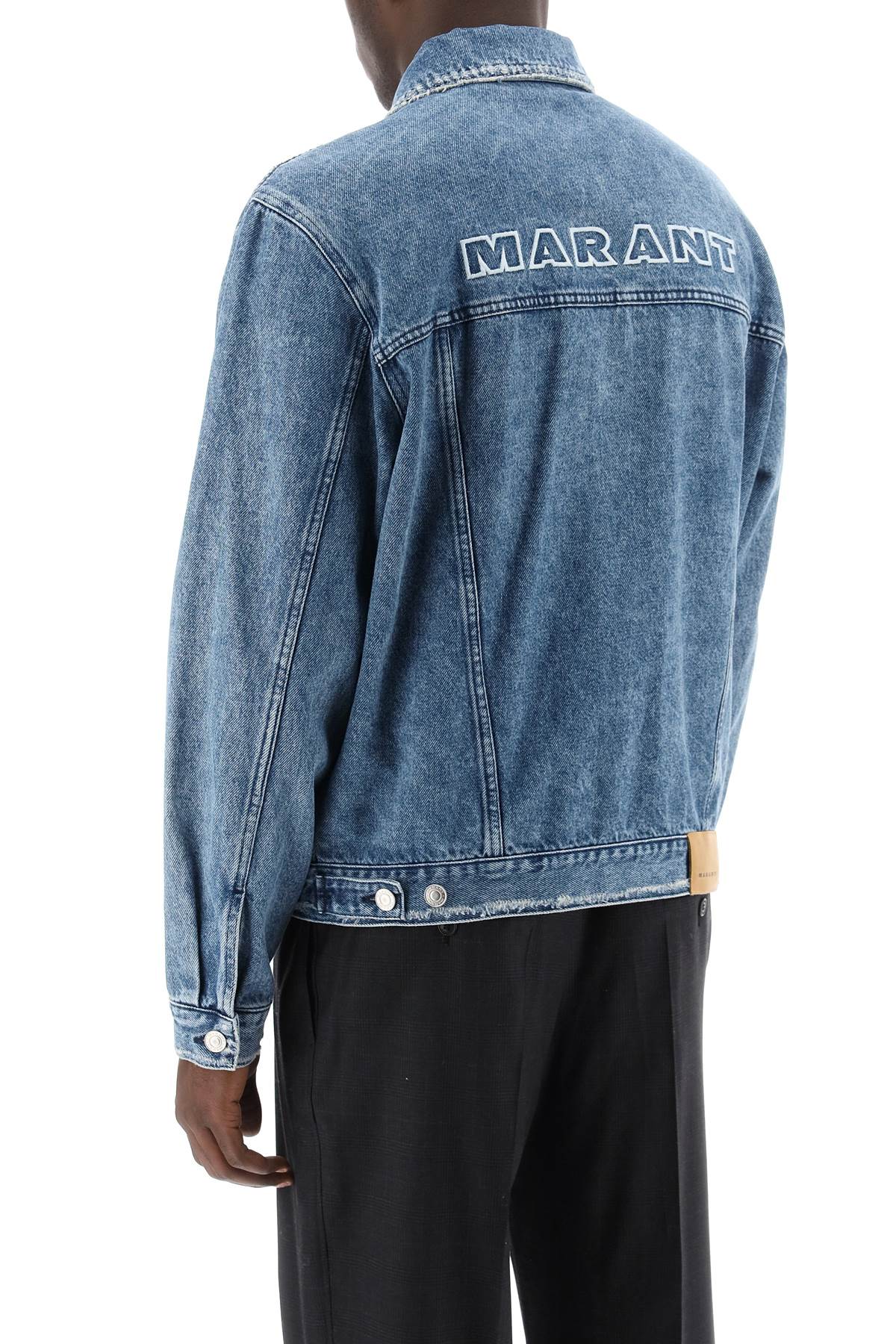 Marant Jango Denim Jacket   Blue