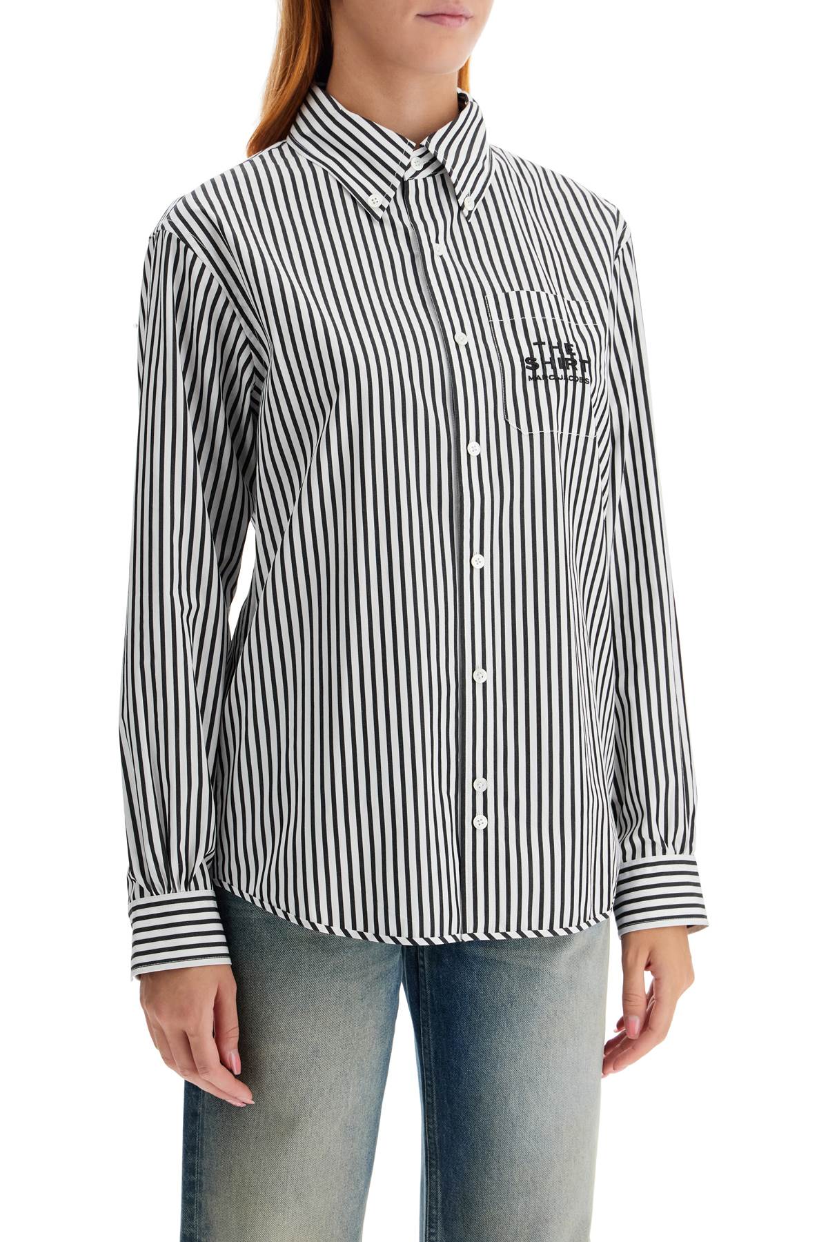 Marc Jacobs Camicia The Striped Shirt   White