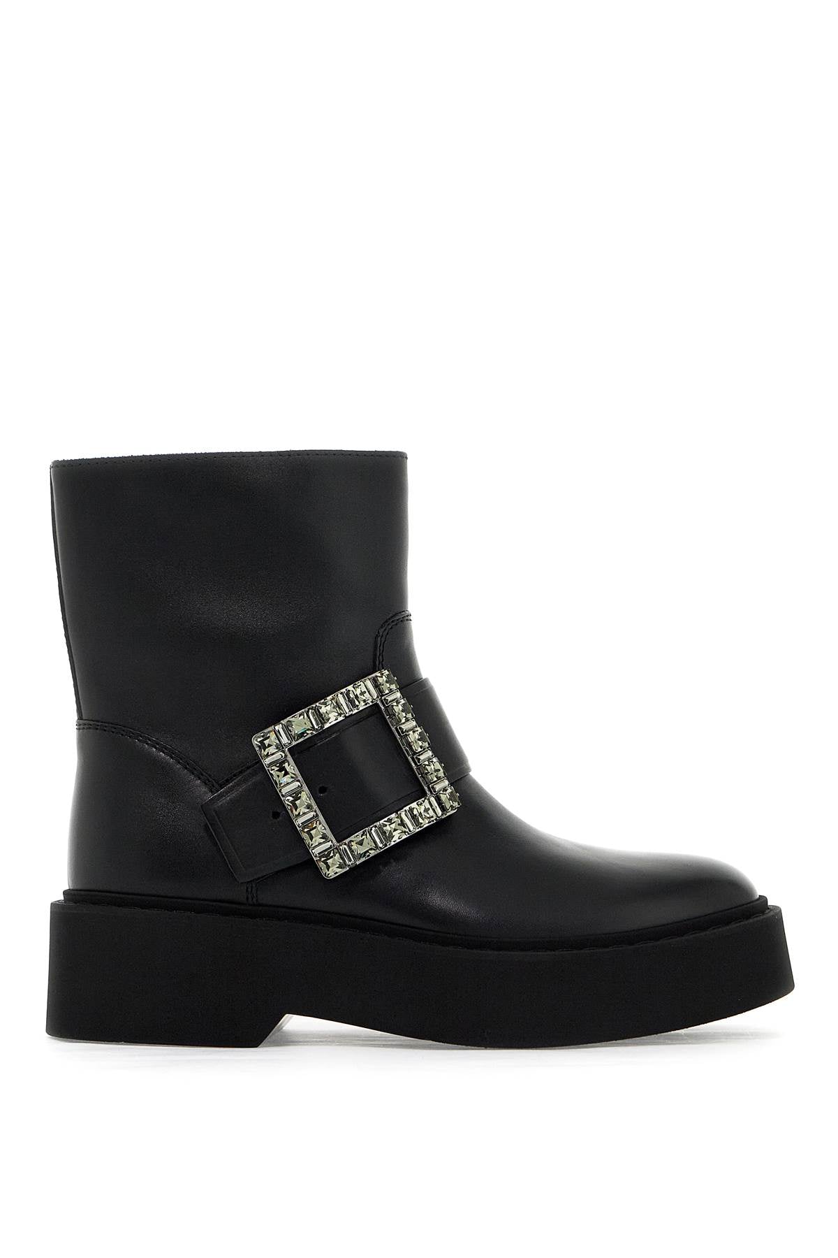 Roger Vivier Viv' Rangers Biker   Black