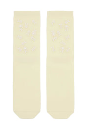 Simone Rocha Crystals Socks   White