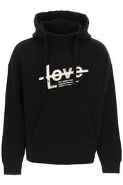 Dolce & Gabbana 'Only Good Vibes' Print Hoodie   Black