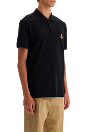 Moschino Polo Shirt With Teddy Bear Application   Black