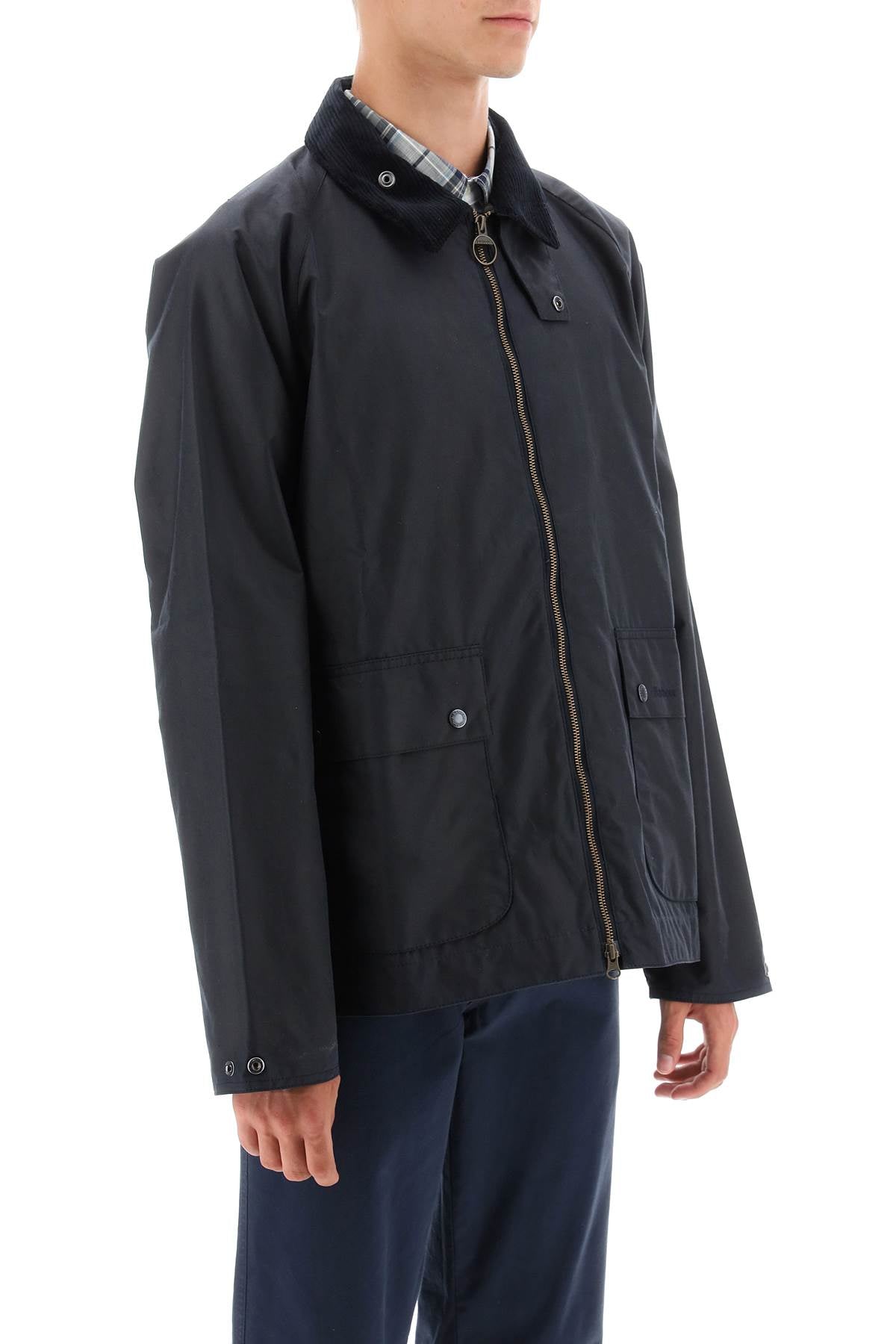 Barbour Bedale Wax Jacket   Blue