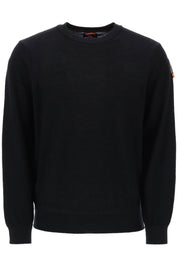 Parajumpers Tolly Sweater In Merino Wool   Black