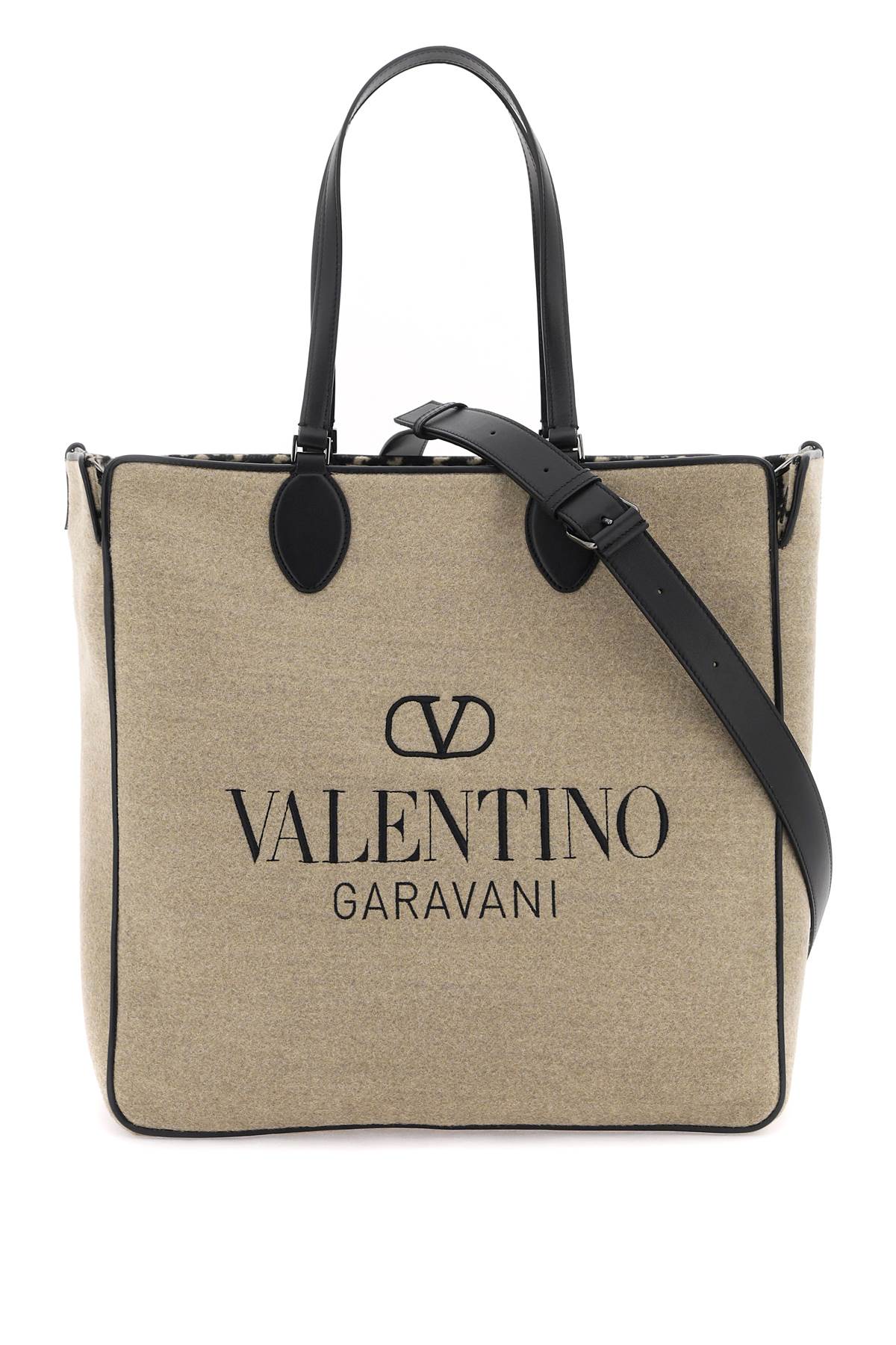 Valentino Garavani Toile Iconographe Tote Bag   Beige