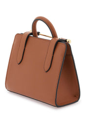 Strathberry Nano Tote Leather Bag   Brown