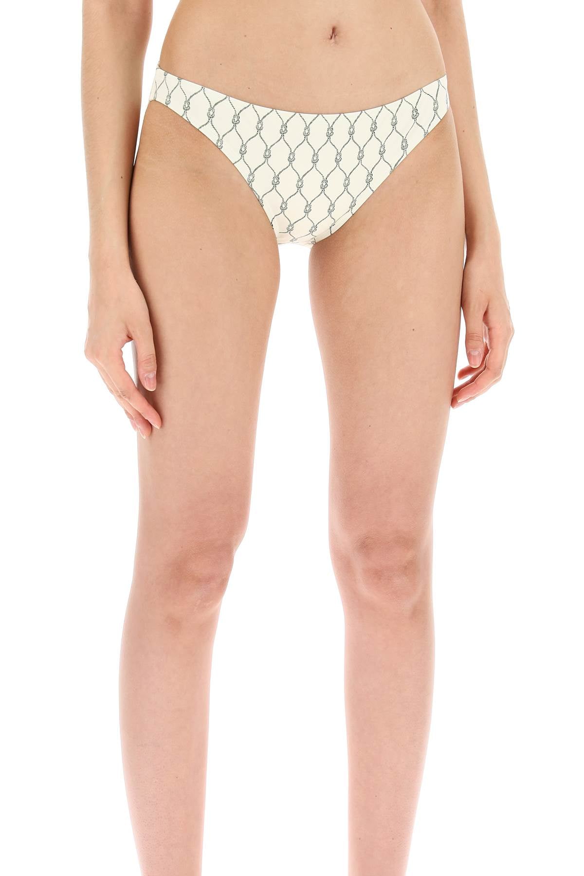 Tory Burch Printed Bikini Briefs   Neutral