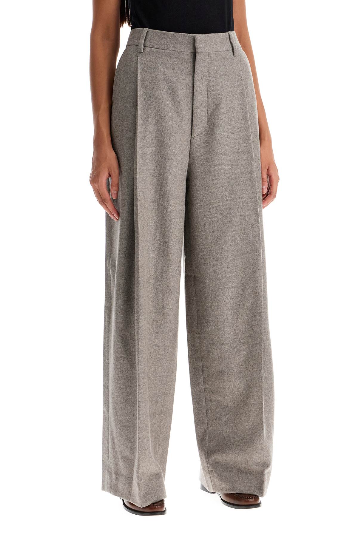 FILIPPA K FILIPPA K wide leg flannel trousers for men or