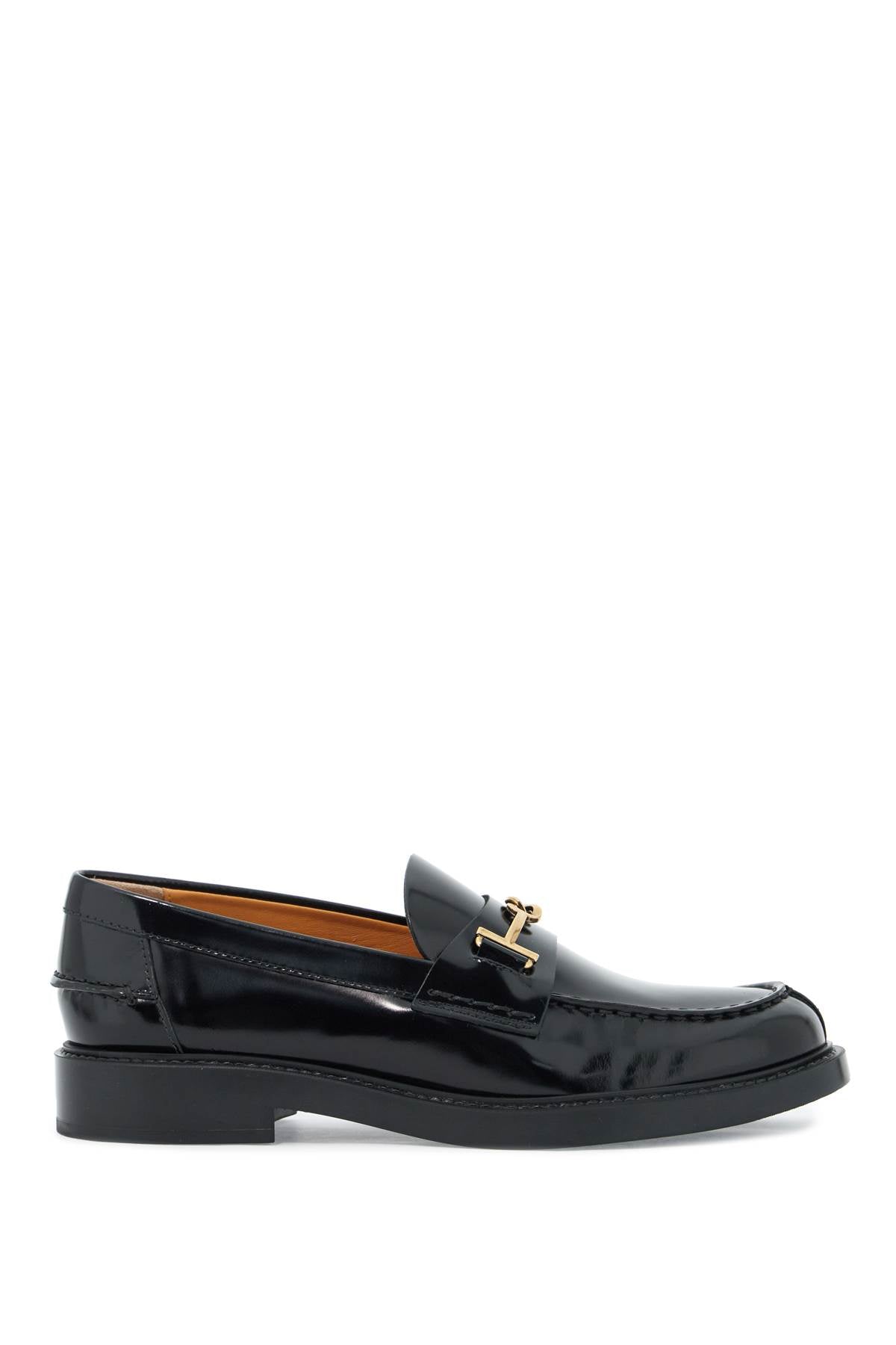 Tod's Leather Loafers For   Black