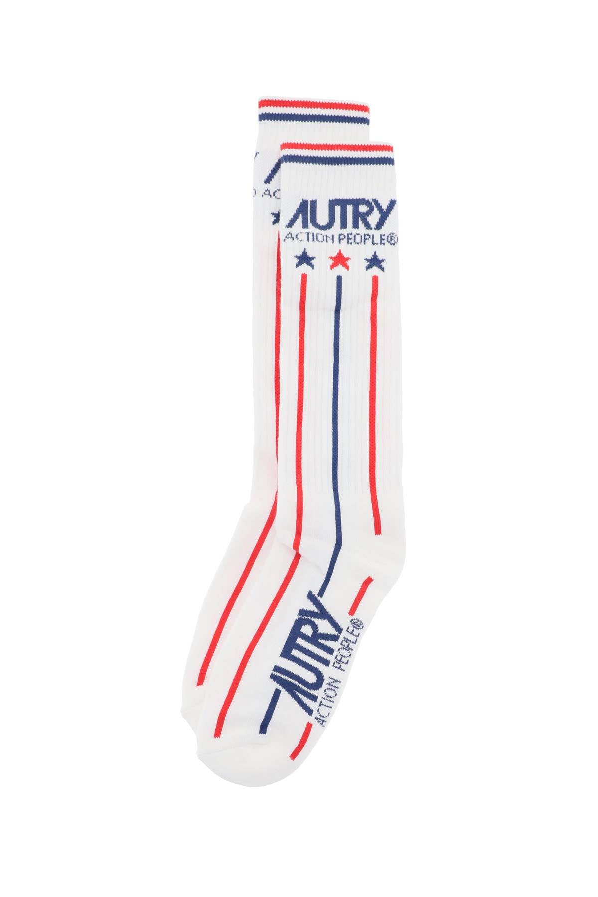 Autry Tennis Socks   White