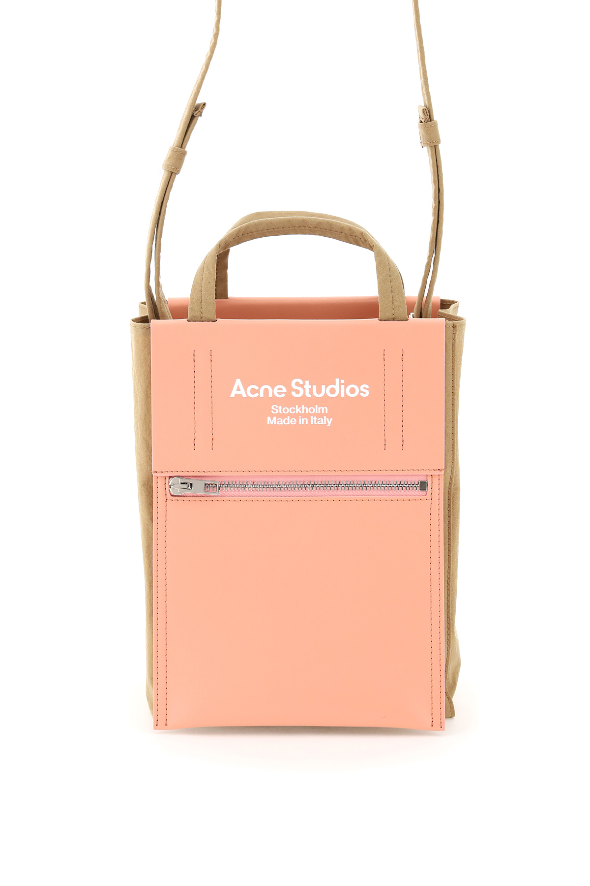 Acne Studios Baker Out Medium Tote Bag   Beige