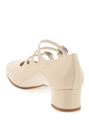 Carel Patent Leather Kina Mary Jane   Beige