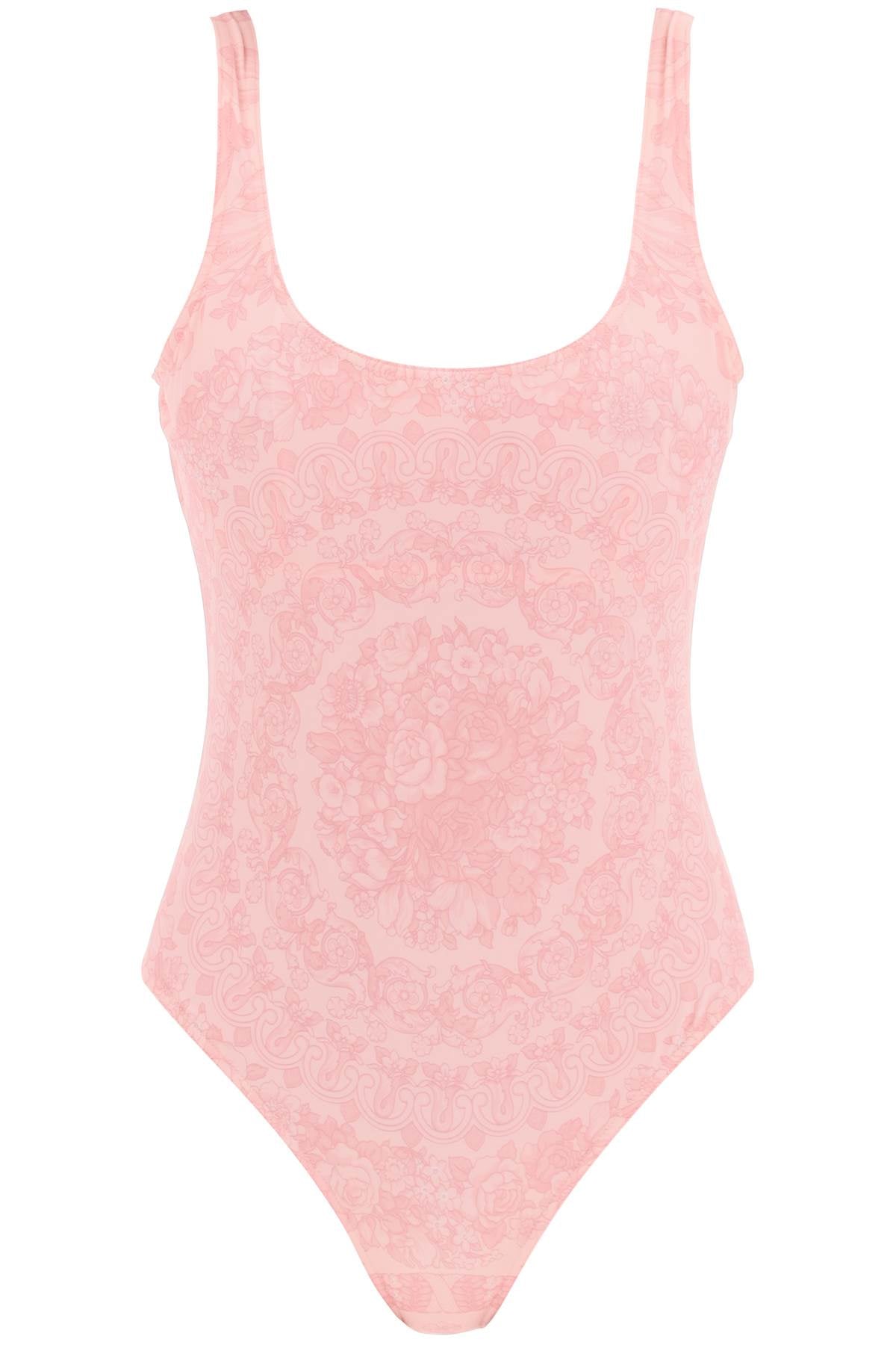 Versace Baroque Full Body Swims   Pink