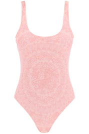 Versace Baroque Full Body Swims   Pink