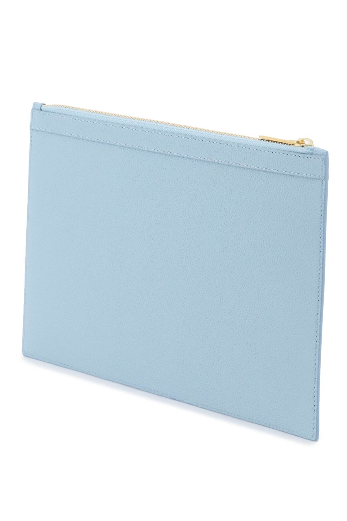 Thom Browne 4 Bar Pouch   Light Blue