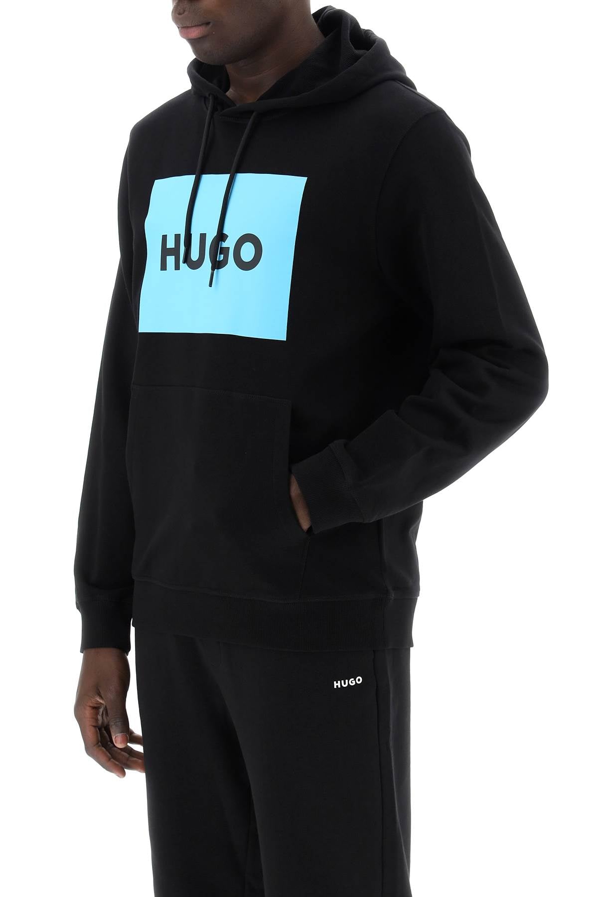 Hugo Duratschi Sweatshirt With Box   Black