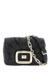 Roger Vivier Viv' Choc Clutch   Black