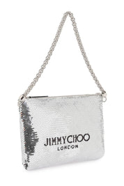 Jimmy Choo Callie Shoulder Bag   Silver