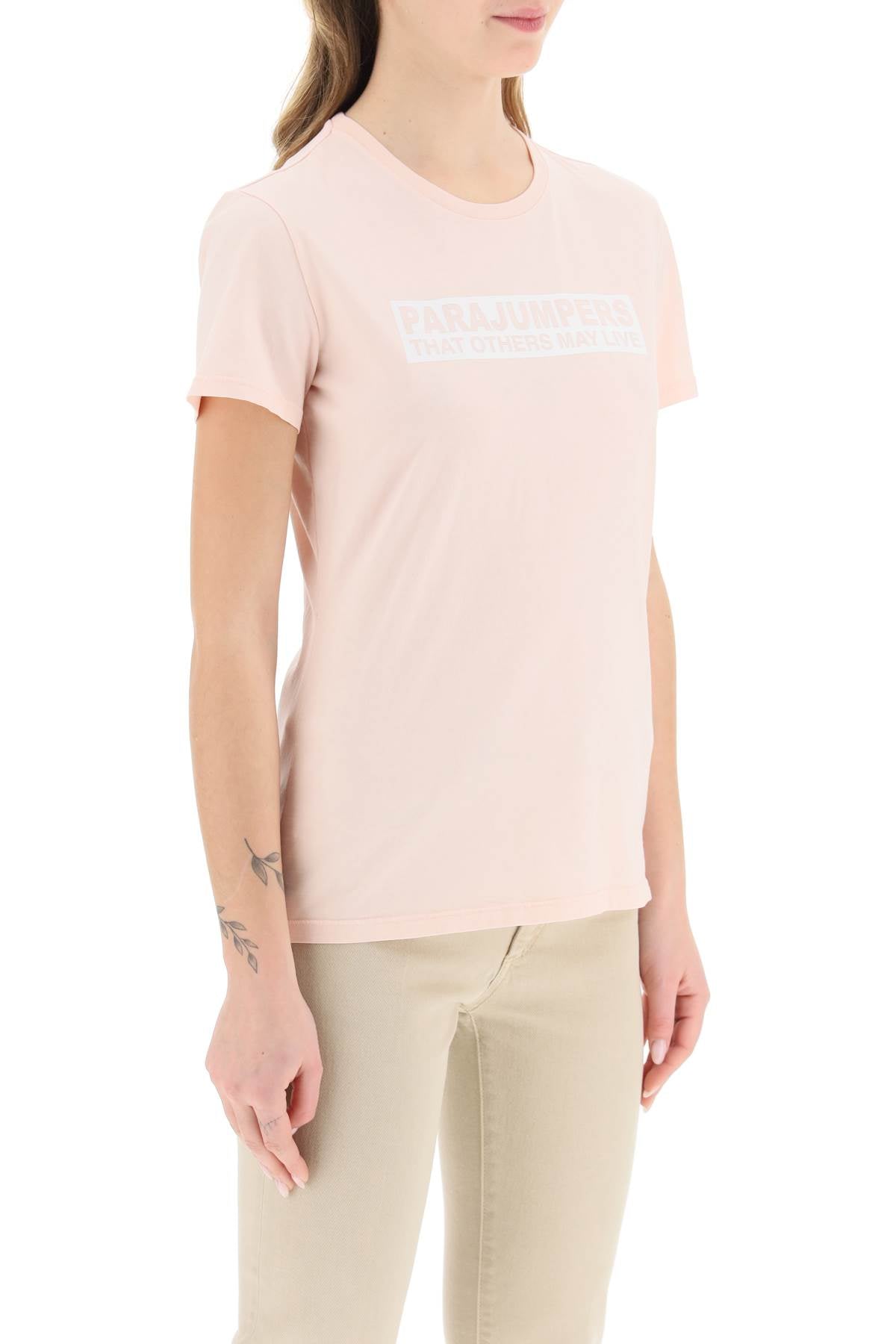 Parajumpers 'Box' Slim Fit Cotton T Shirt   Pink