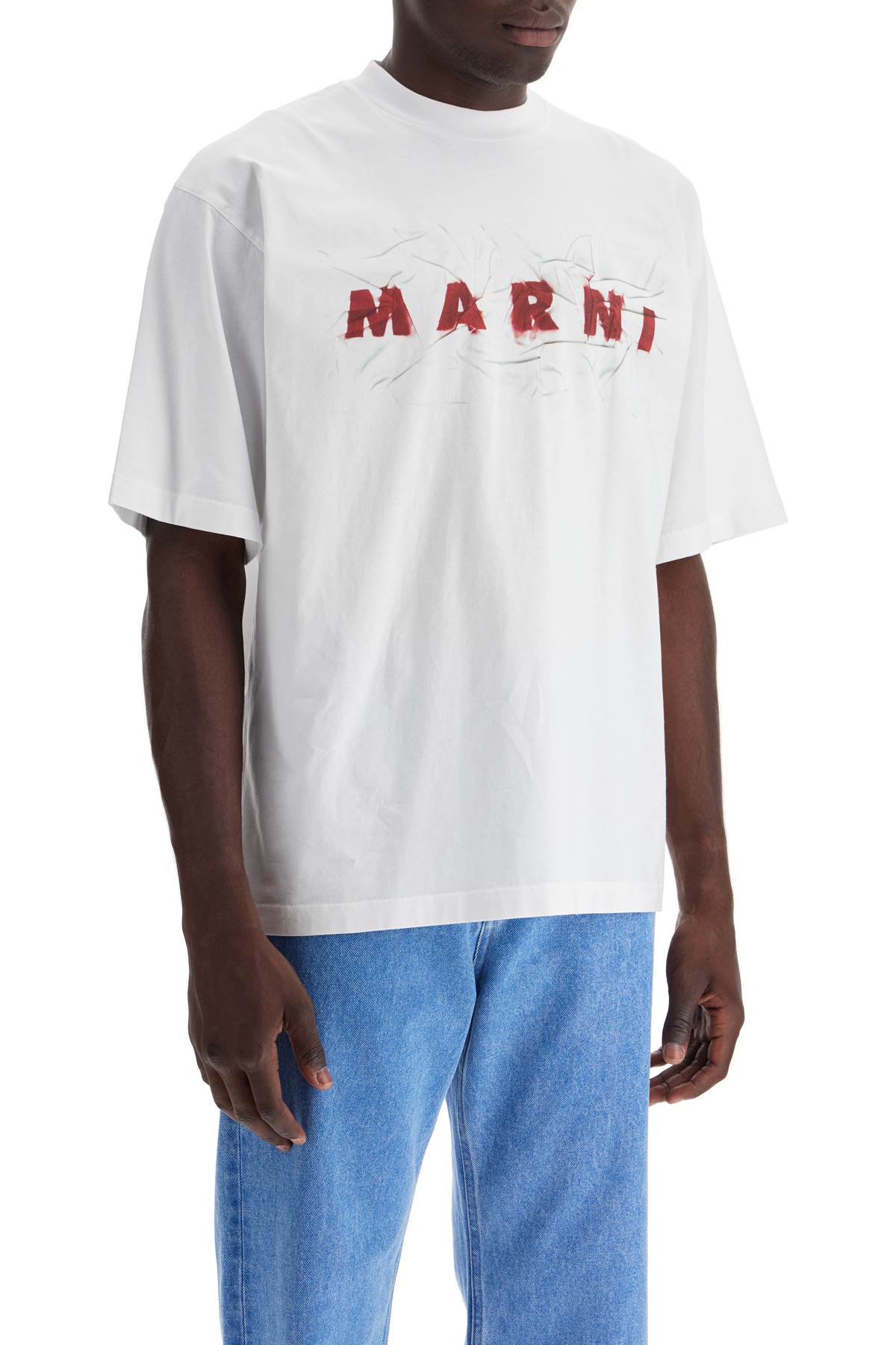 Marni Organic Cotton T Shirt   White