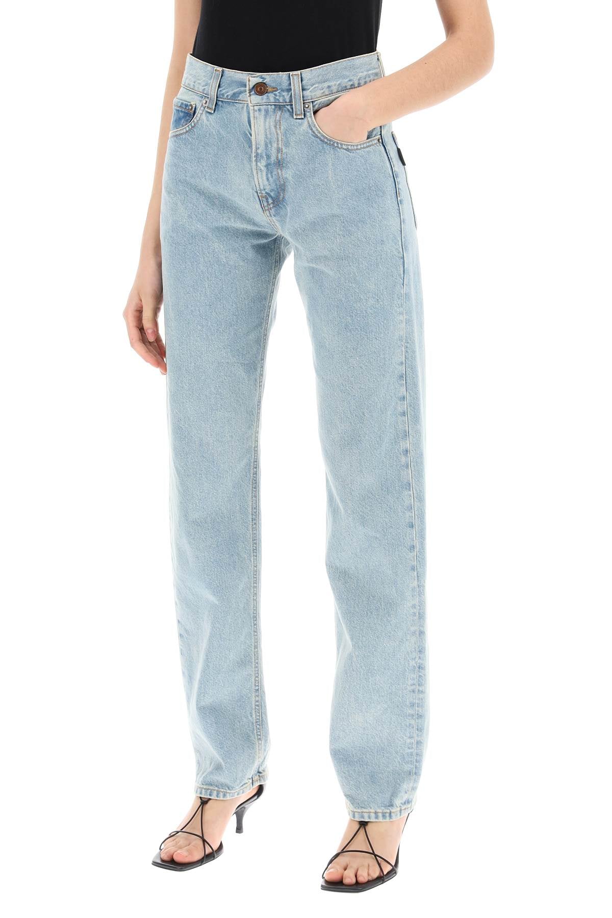 Haikure Cleo Straight Leg Jeans   Light Blue