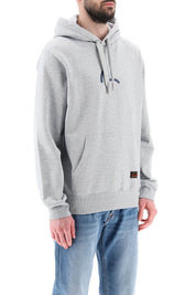 Evisu Seagull Print Hoodie   Grey